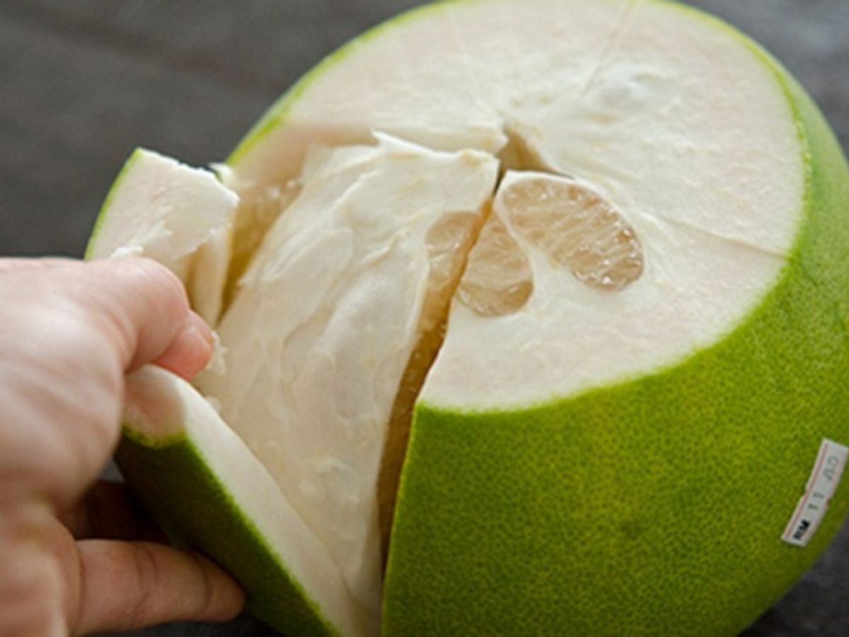 Vỏ bưởi làm nem