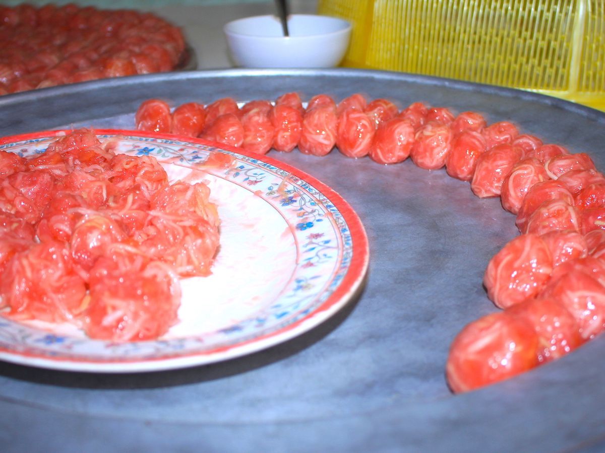 Nguyên liệu nem bưởi Tây Ninh