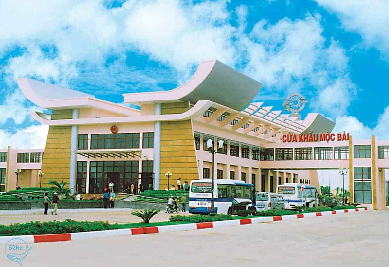 Toàn cảnh cửa khẩu Mộc Bài